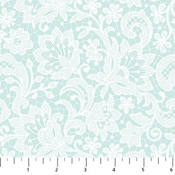 White Wedding Seafoam Lace