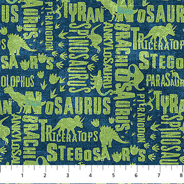 Dino Roar Navy Multi Words