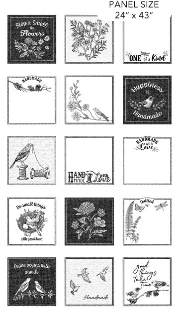 Natures Sketchbook Label Panel