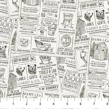 Bear Necessities Forest Bears 2 Piece Fat Quarter Bundle