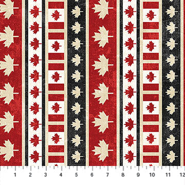 Canadian Classics 3 Canada Stripe - Cream Red
