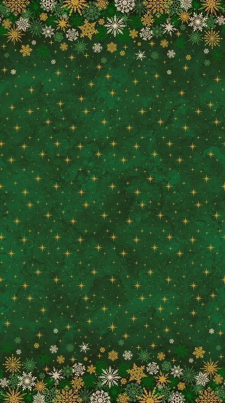 O' Christmas Tree Shimmer Stars Ombre Green Multi