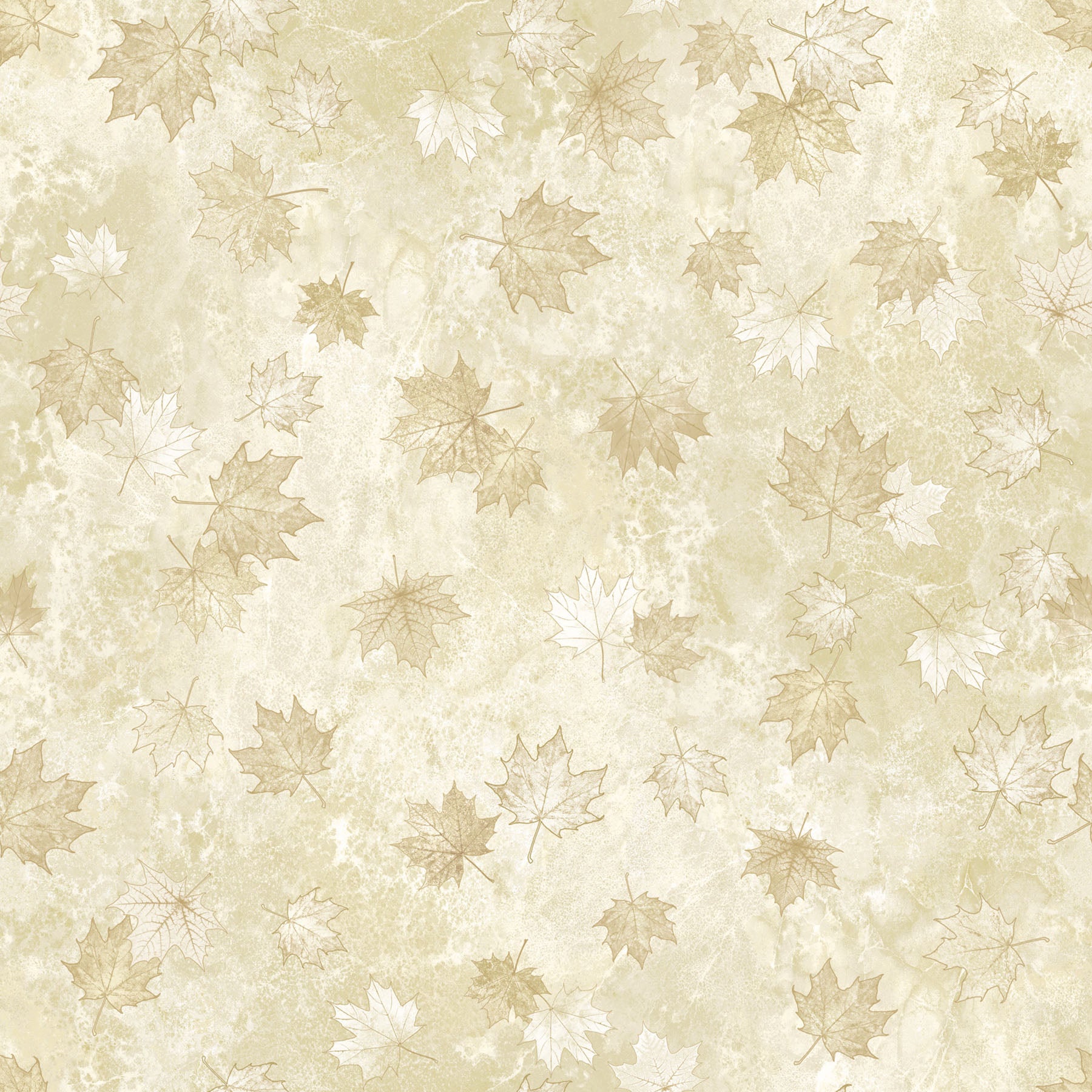 Stonehenge Oh Canada 14 Large Tonal Leave - Beige Multi