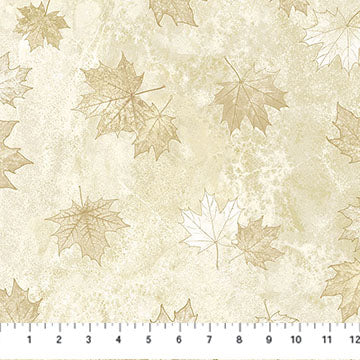Stonehenge Oh Canada 14 Large Tonal Leave - Beige Multi