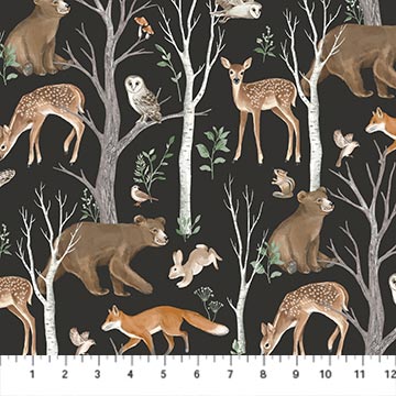 Tanglewood Scenic - Charcoal Multi