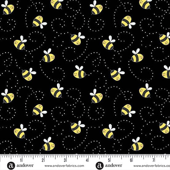 Sunny Honey Black Buzzy Bees