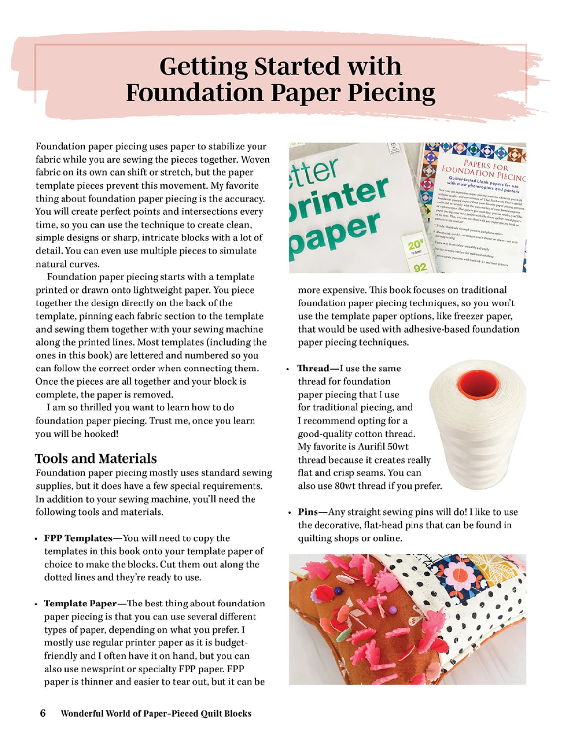 Paper-Pieced Quilt Blocks