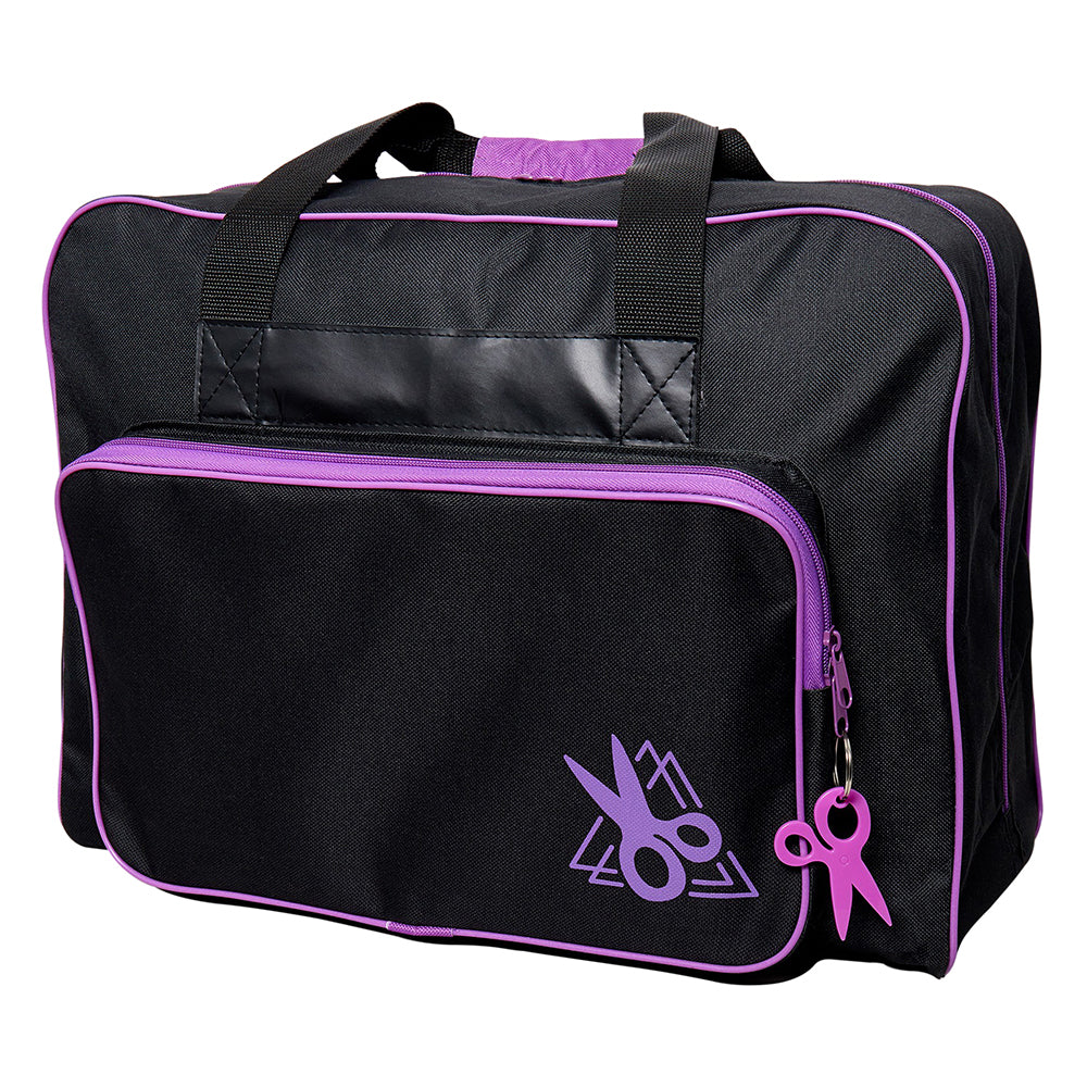 Sewing Machine Tote Bags - Black & Purple