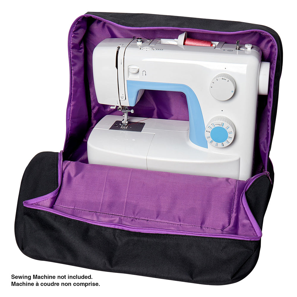 Sewing Machine Tote Bags - Black & Purple