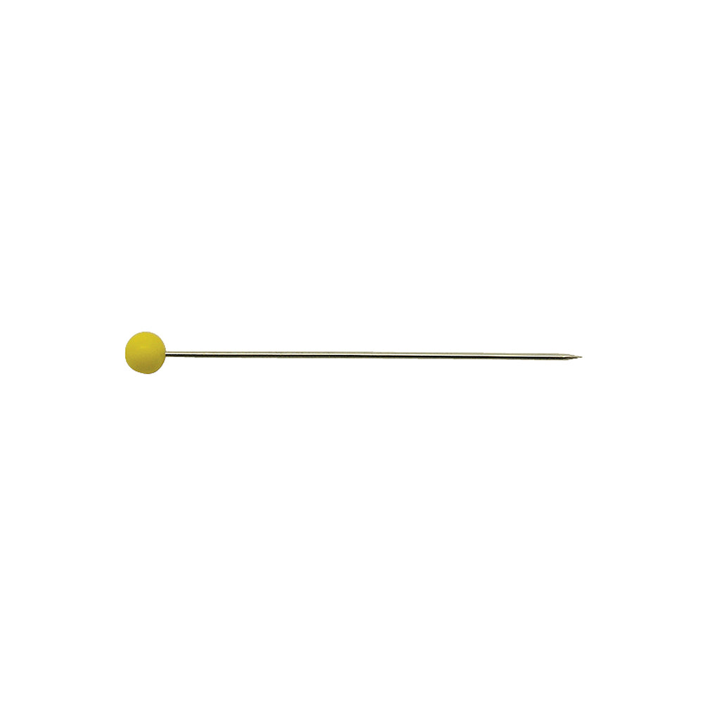 Heirloom Plastic Head Pins Yellow
