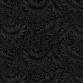 Larkspur William Morris Wideback Black