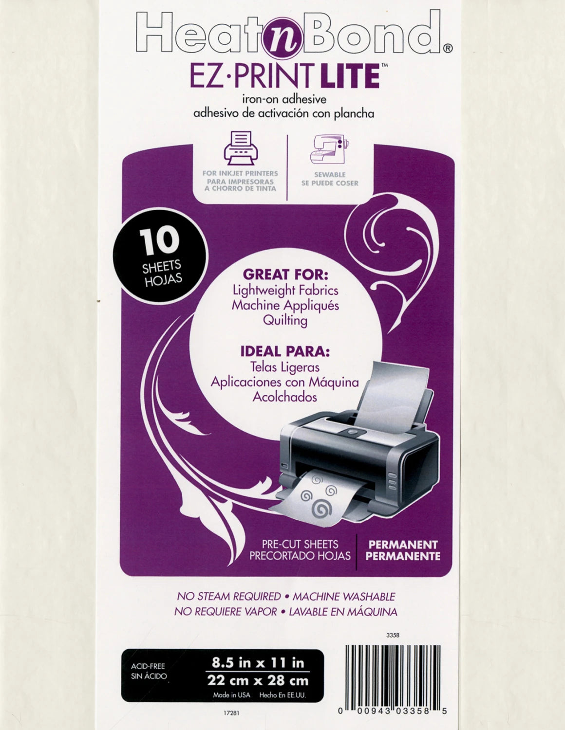 HEATNBOND EZ Print Lite