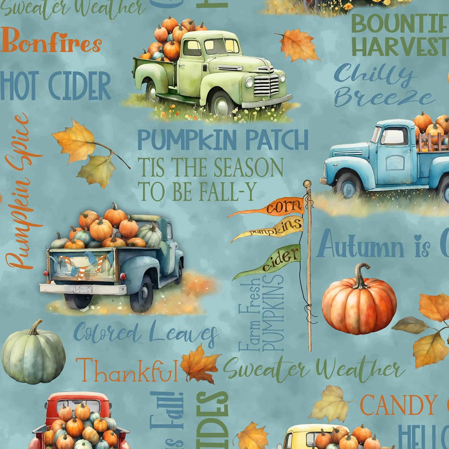 Glorious Fall Pumpkin Patch Words