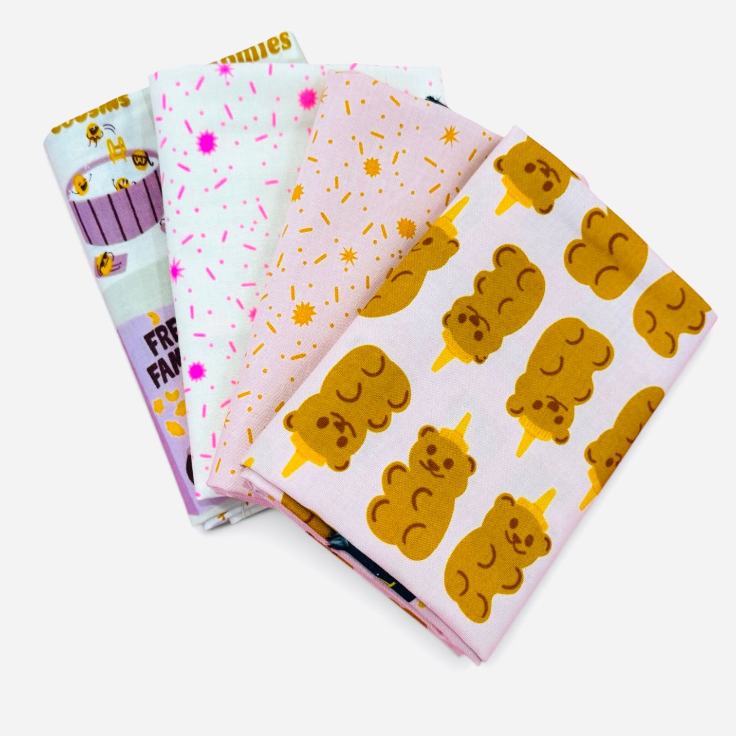 Egg and Friends 4 Piece Fat Quarter Bundle