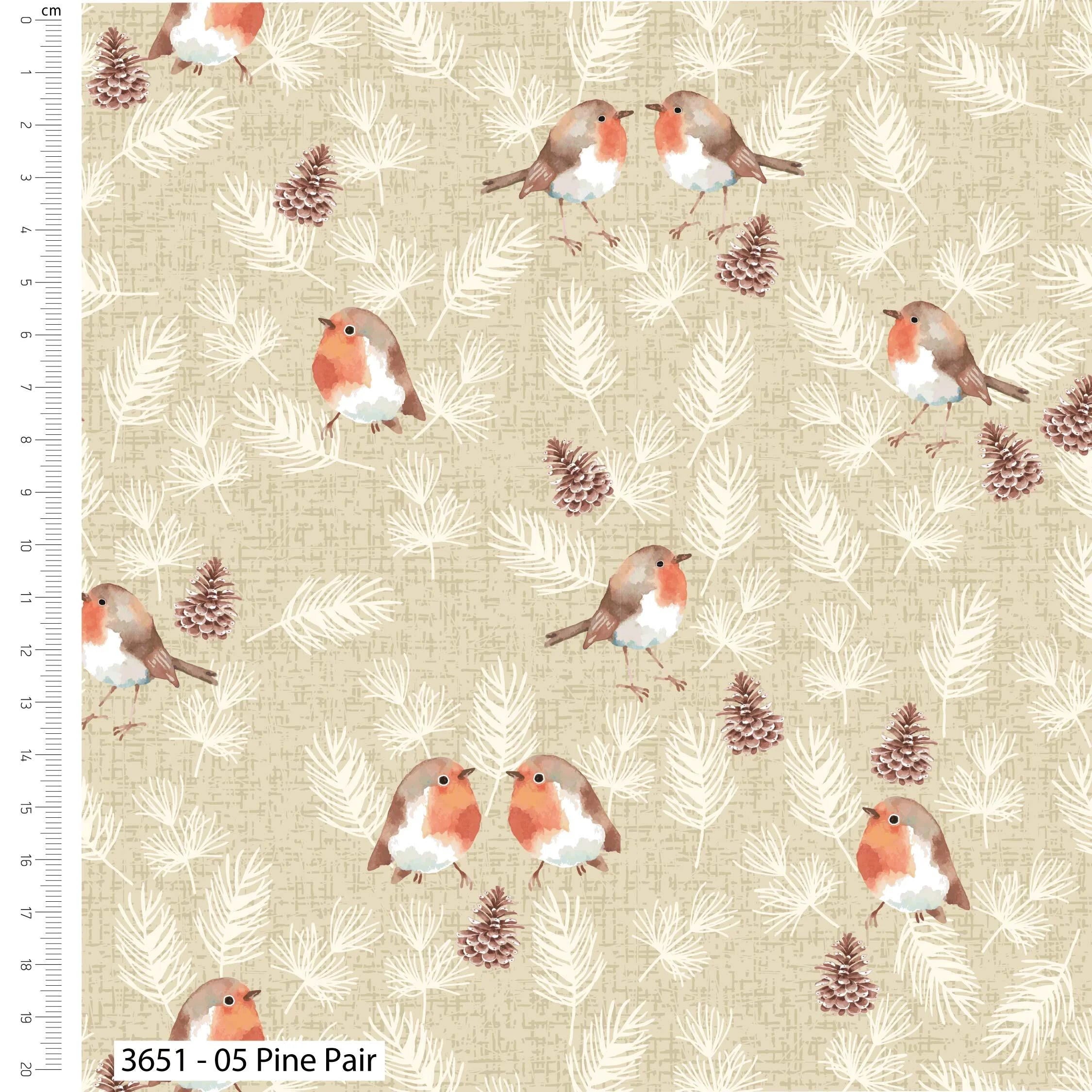 Feathered Foliage Pine Pair