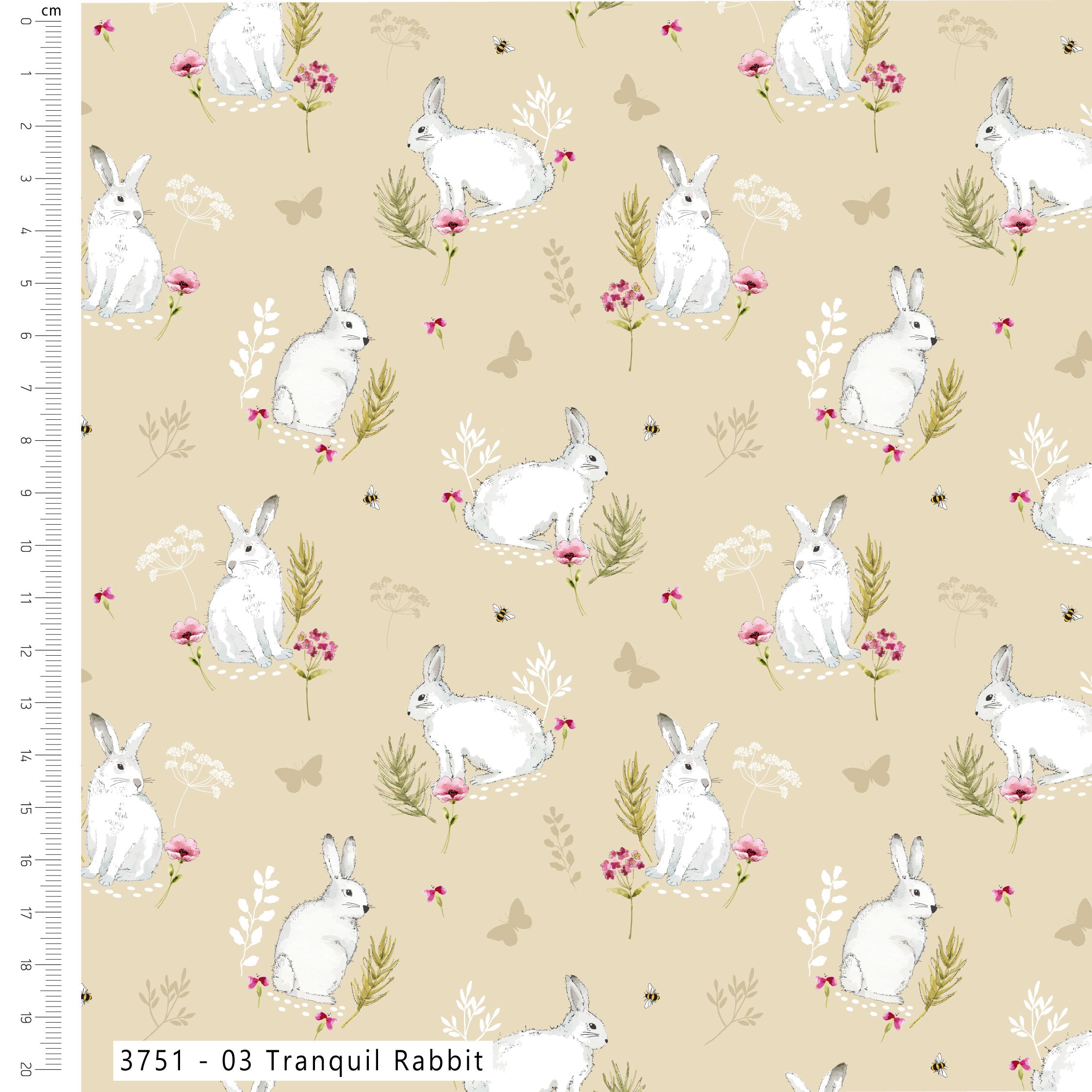 Gentle Meadow Tranquil Rabbit