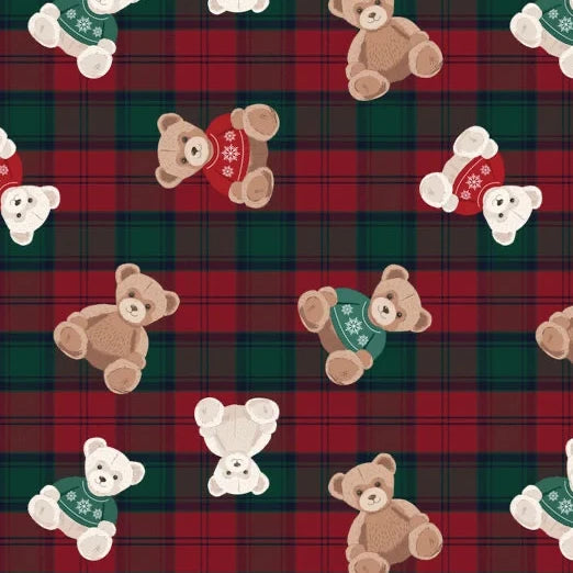 Christmas Toybox Tartan Bears