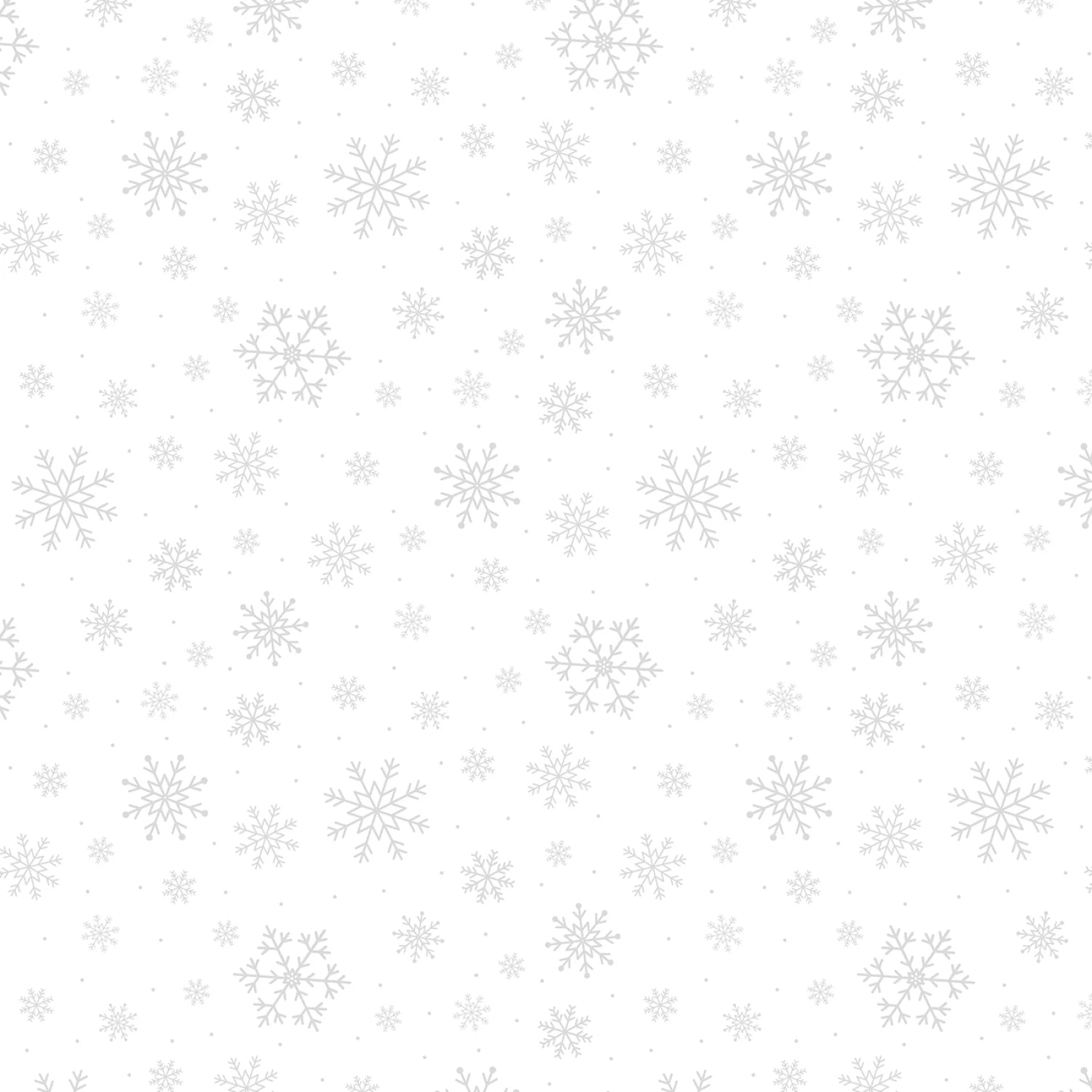 Snowflakes White on White