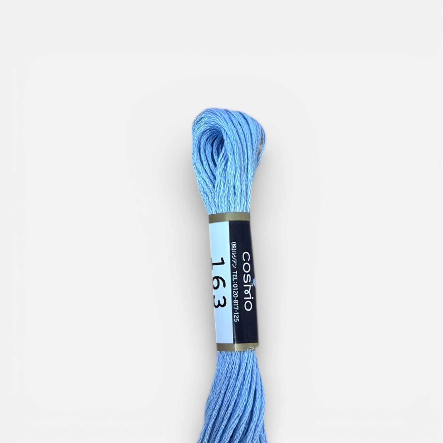Cosmo Cotton Embroidery Floss Celestial Blue 163