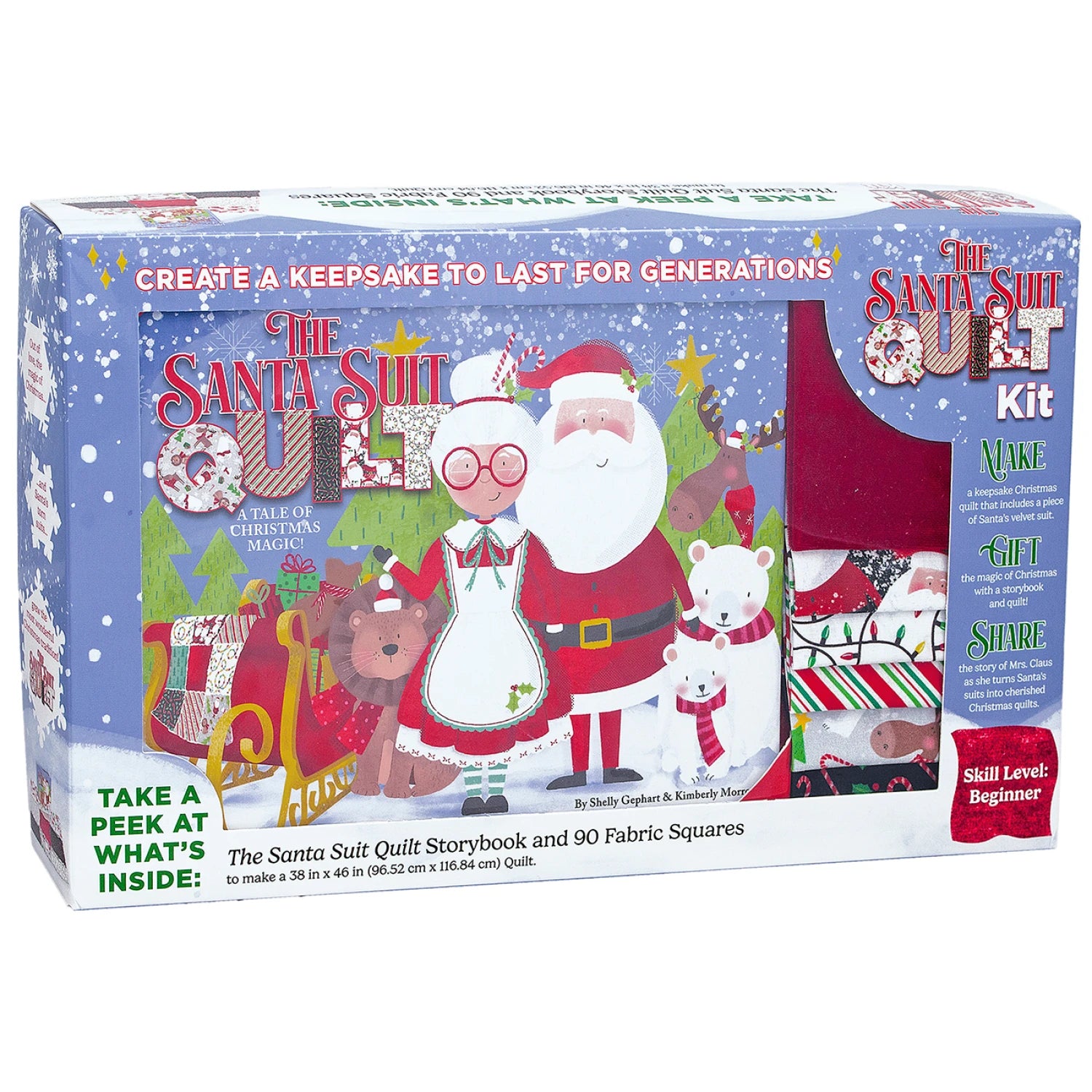 Multicolor Santa Suit - Quilt Kit Box