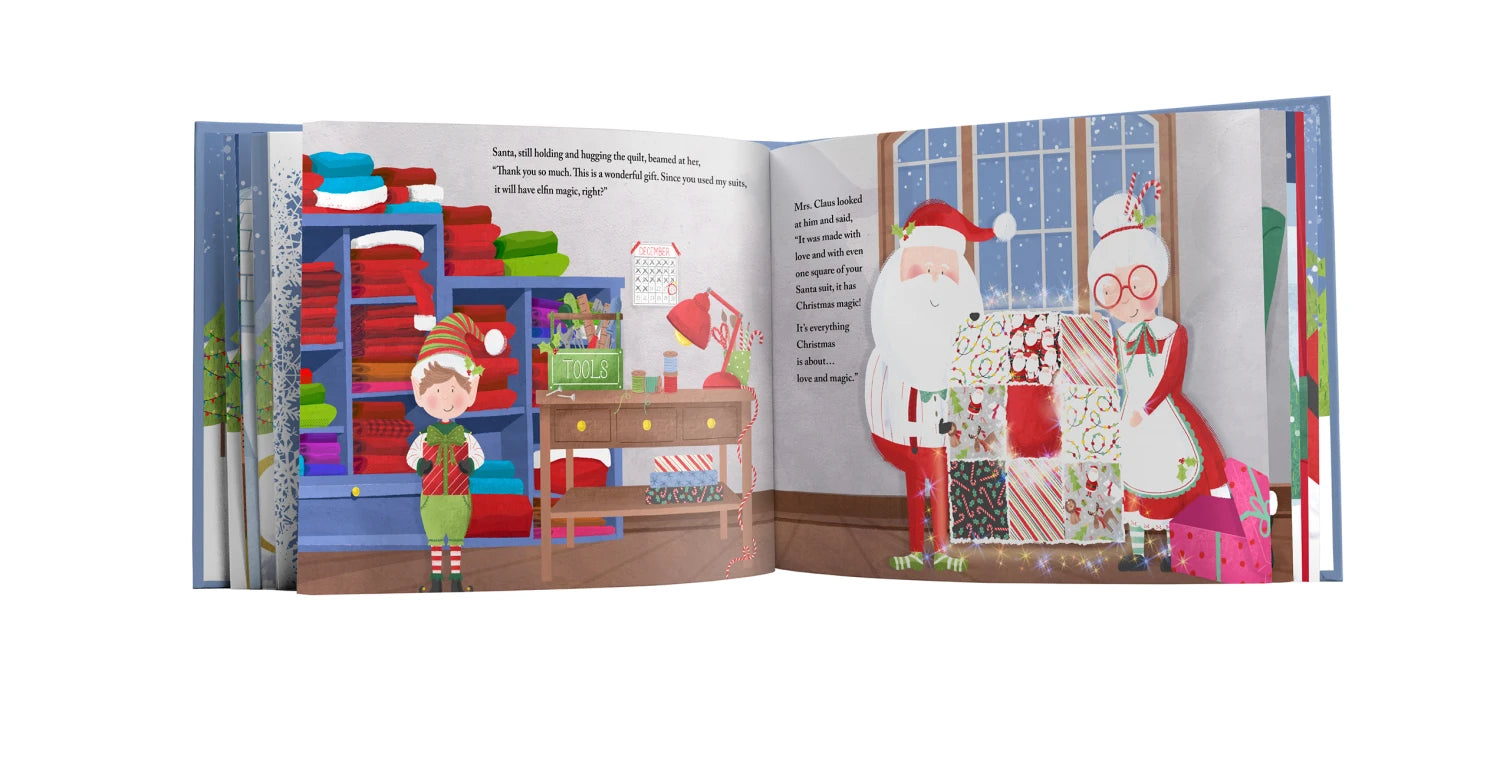 Multicolor Santa Suit - Quilt Kit Box