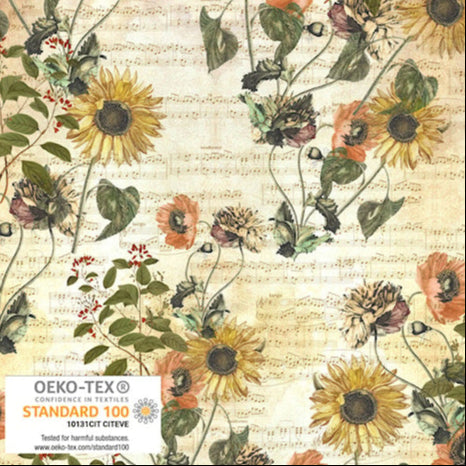 Classically Yours Sunflower & Music Notes