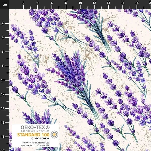 Lilac Lavender Floral Bouquets - Cream and Purple