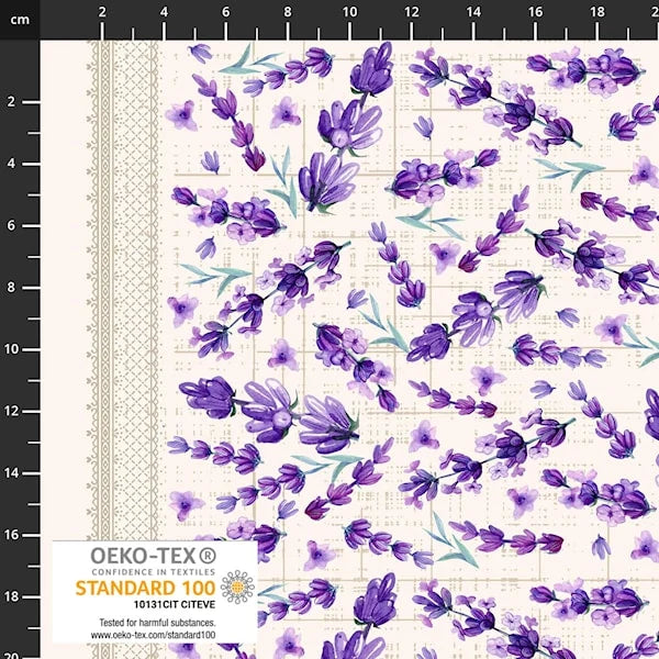 Lilac Lavender Stems - Cream