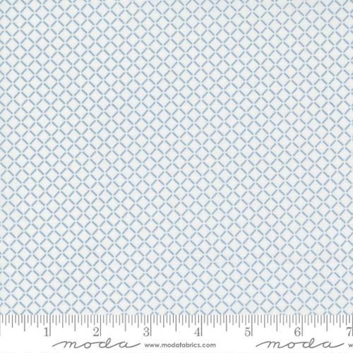 Nantucket Summer Sail Check Plaid Cream Blue
