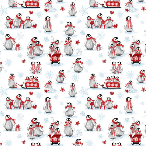 Penguin Party Snow Day