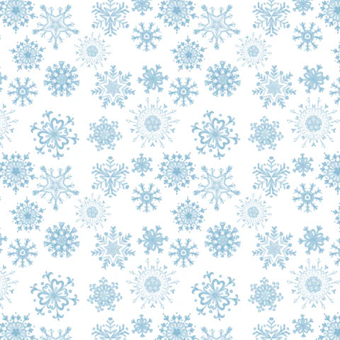 Penguin Party Frolicking Snowflakes