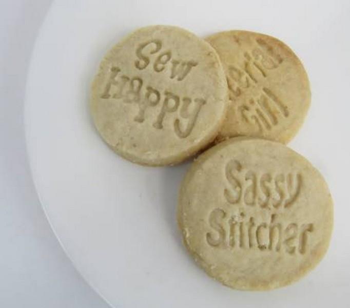 Sewing Themed Cookie Stamps (Set of 3)