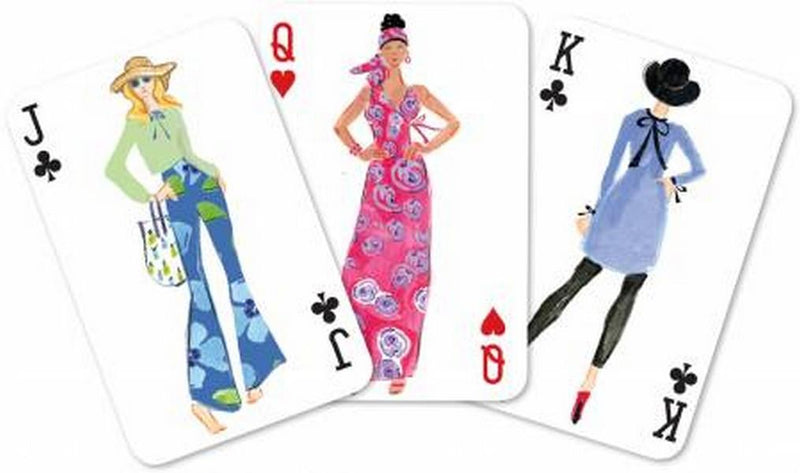 Classic Fashion Illustration Playing Cards