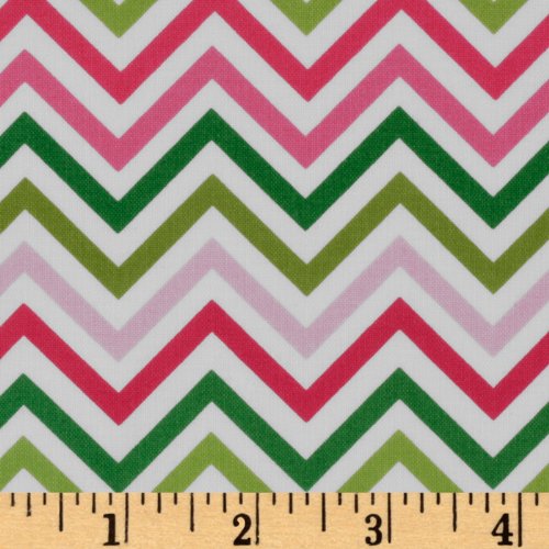 Remix Pink & Green Chevron