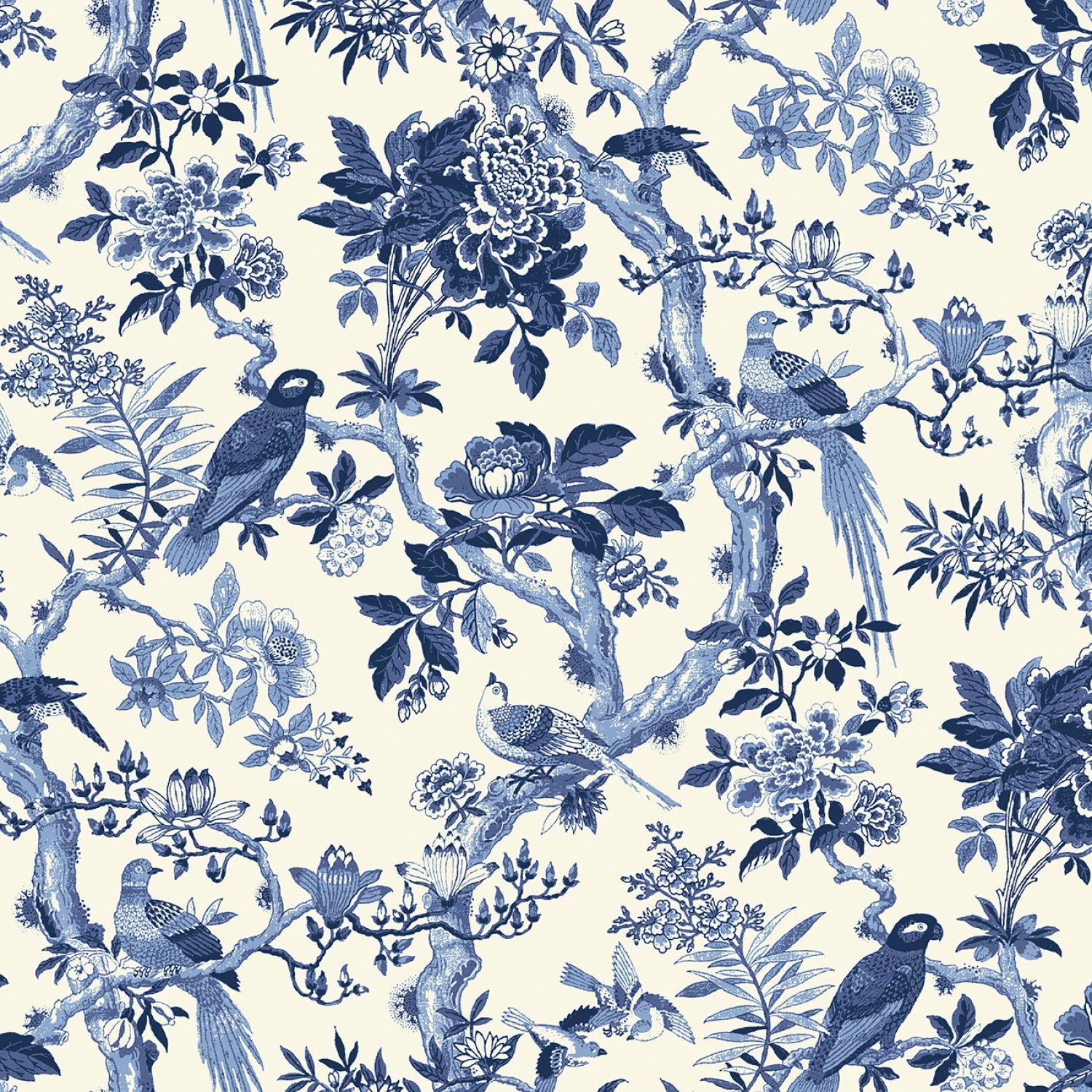 Porcelain Blue Byrd Wideback