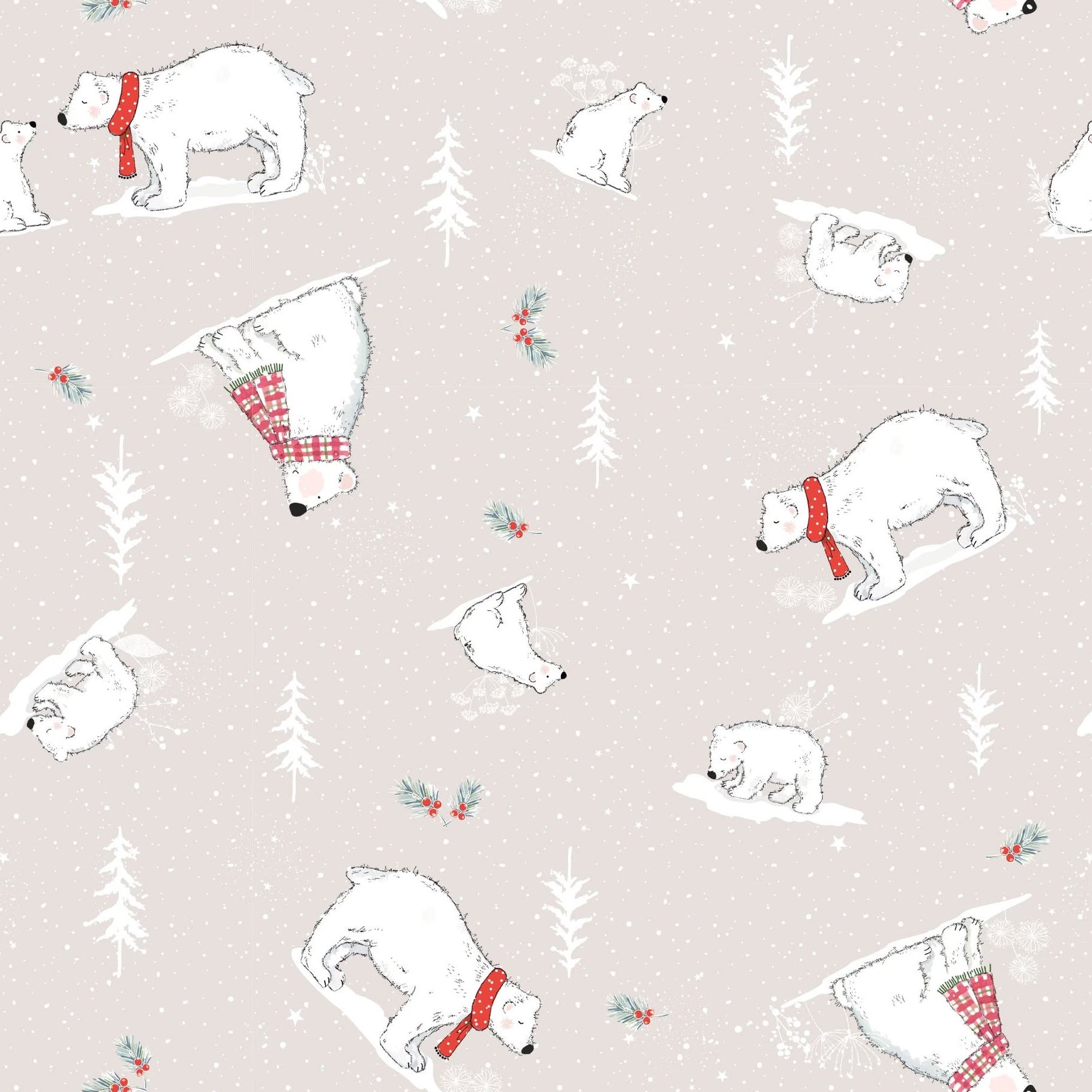 A-Roar-A-Frost Polar Cubs - Cream