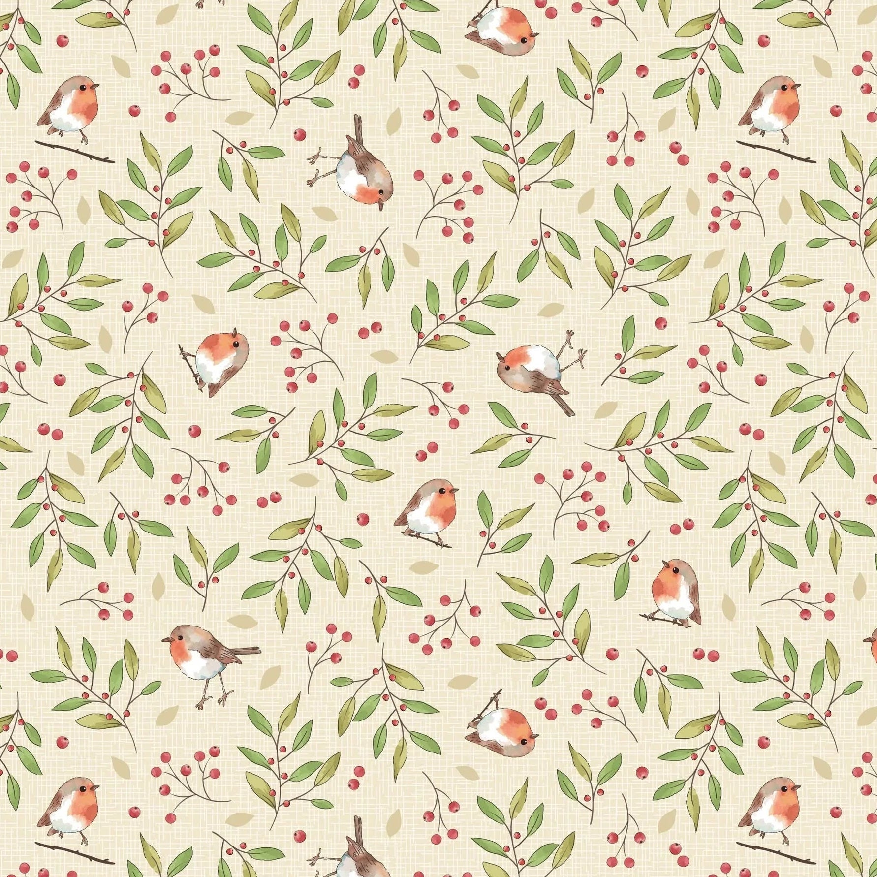 yuletide Burrow Robin & Twig