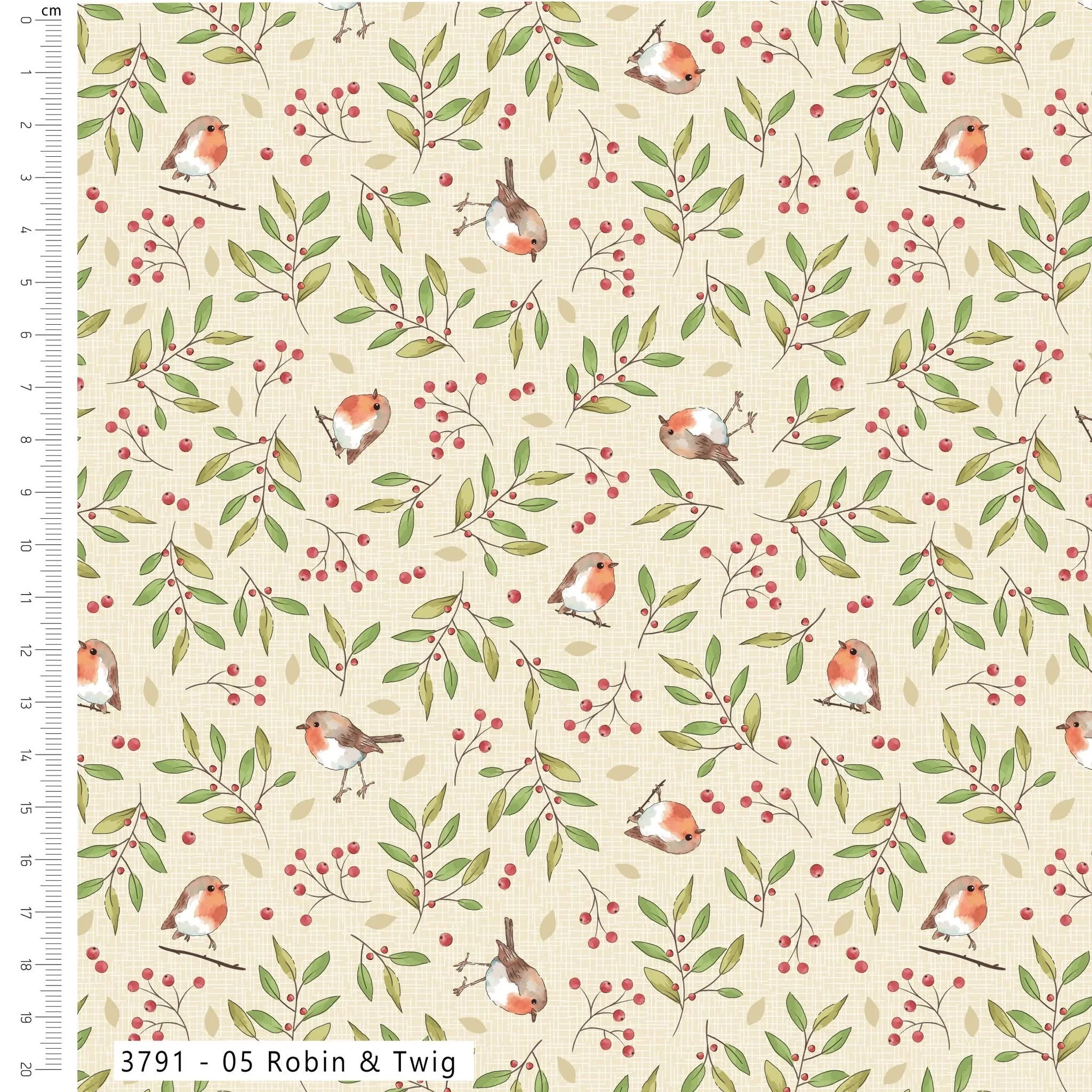 yuletide Burrow Robin & Twig