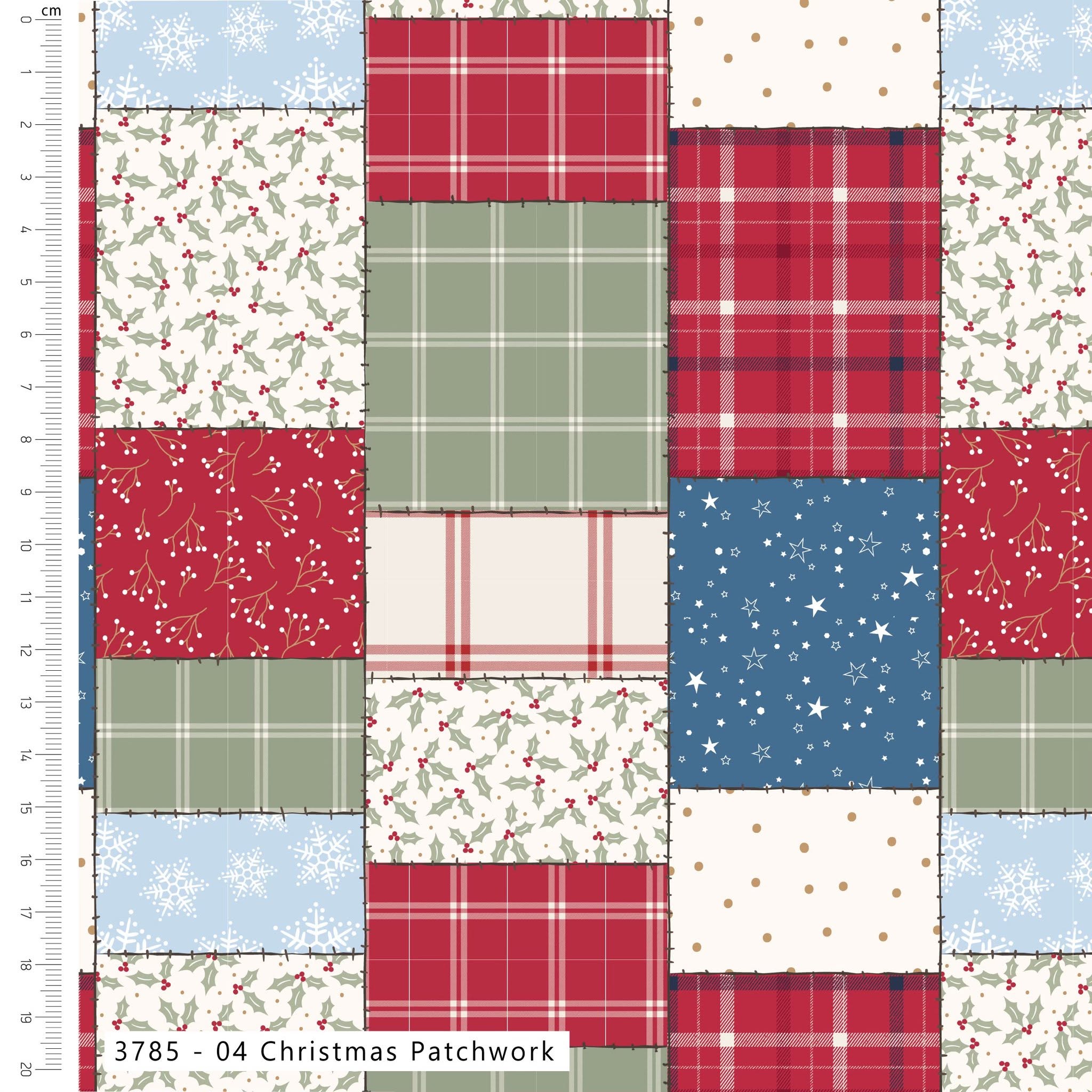 Holly Jolly Patch Christmas Patchwork