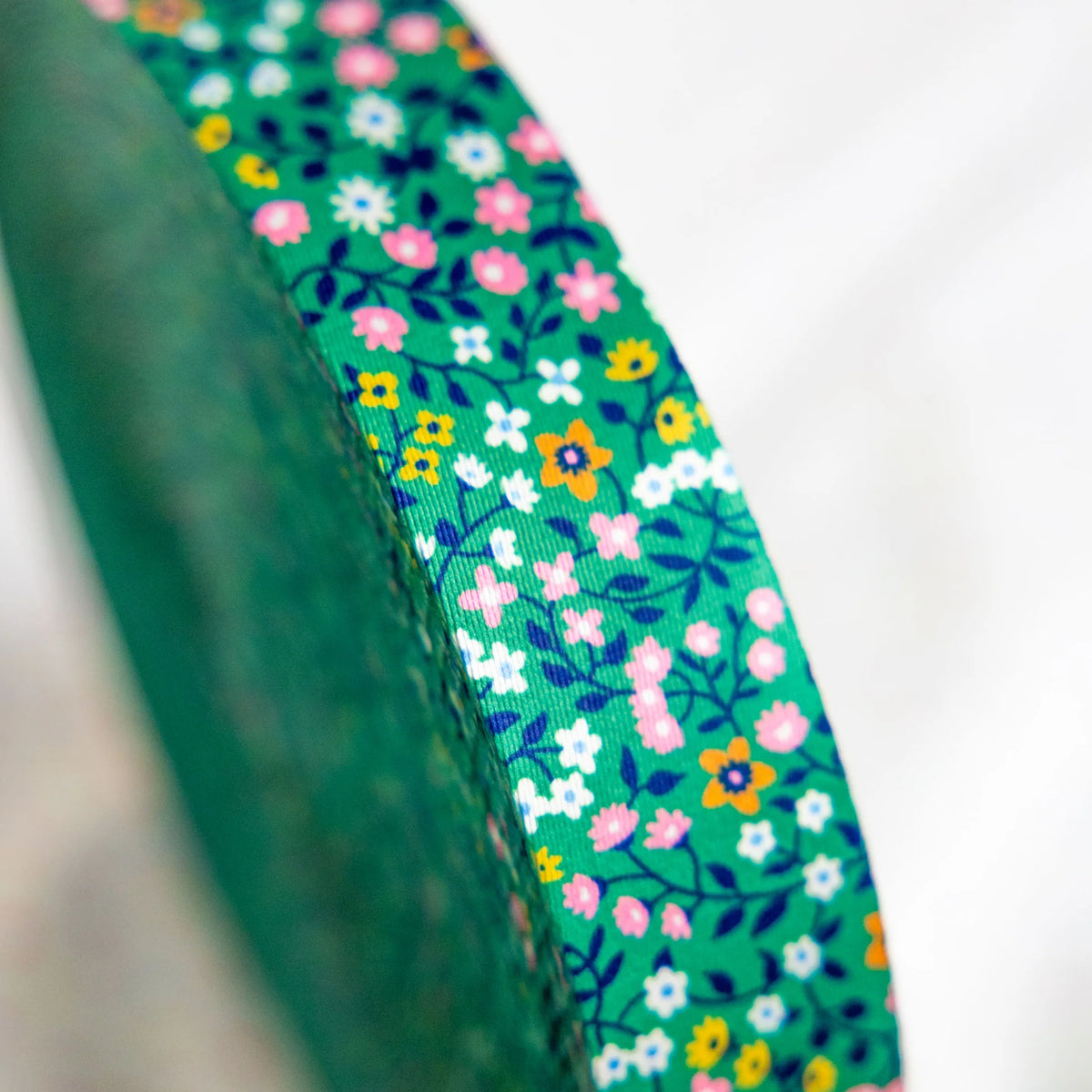 Clothesline Floral Broccolini Webbing -  1 1/2" wide