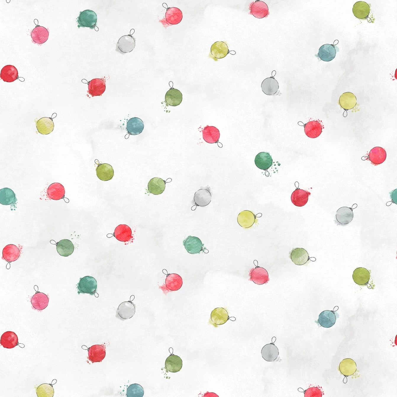 Christmas In Color Rainbow Ornaments