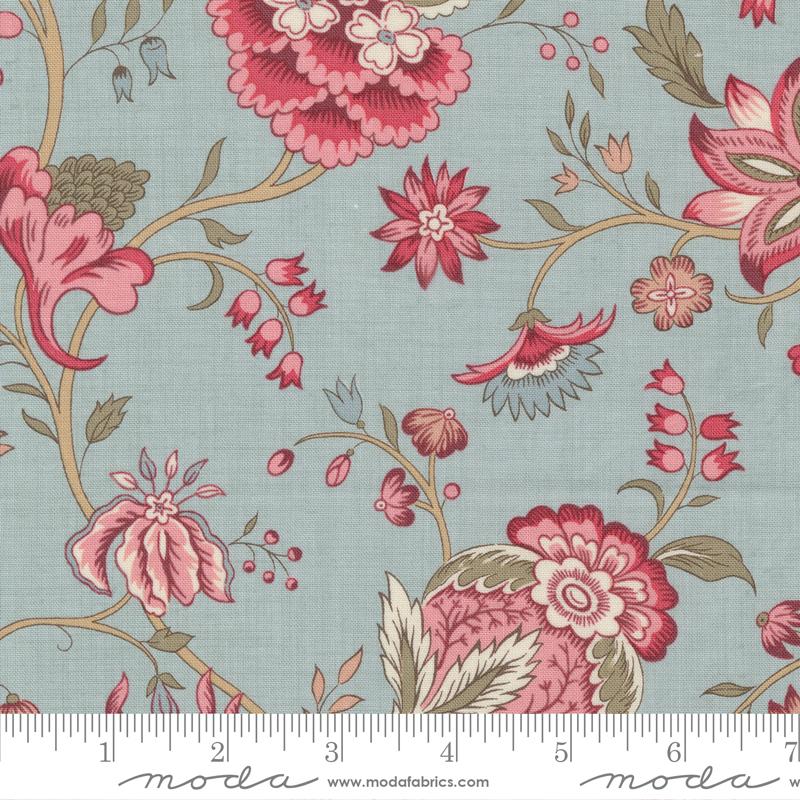 Antoinette - French Blue Cecile Florals