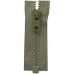 Activewear One Way Separating Zipper 30cm (12″) - Khaki