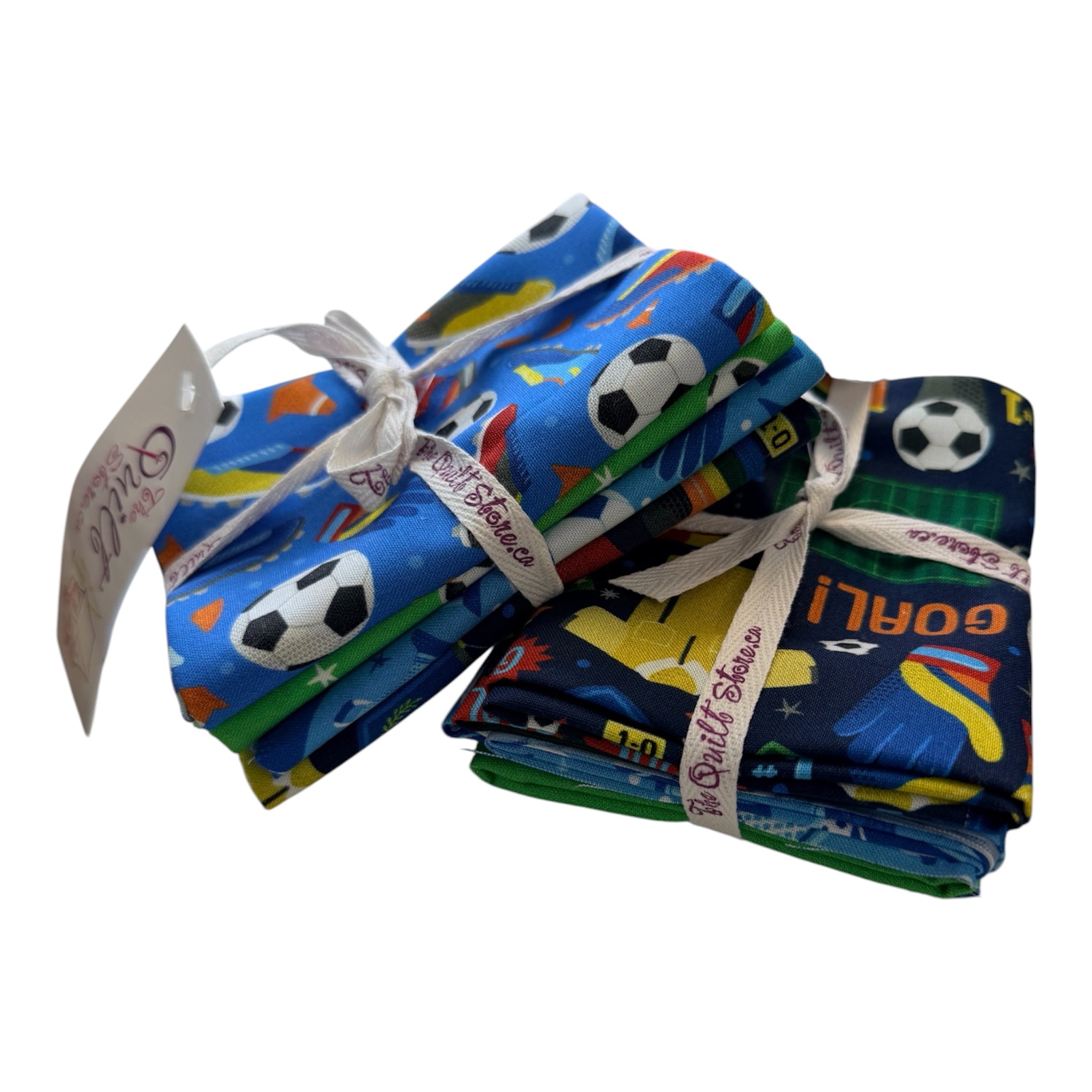 Goal Getter Soccer 4 Pc. Fat Quarter Bundle