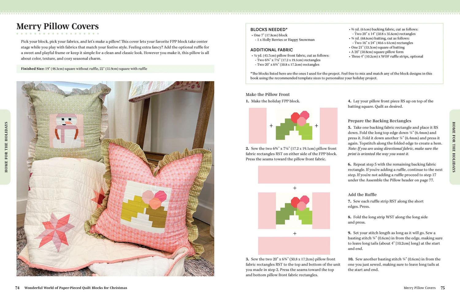 Pre-Order Wonderful World of Paper-Pieced Quilt Blocks for Christmas