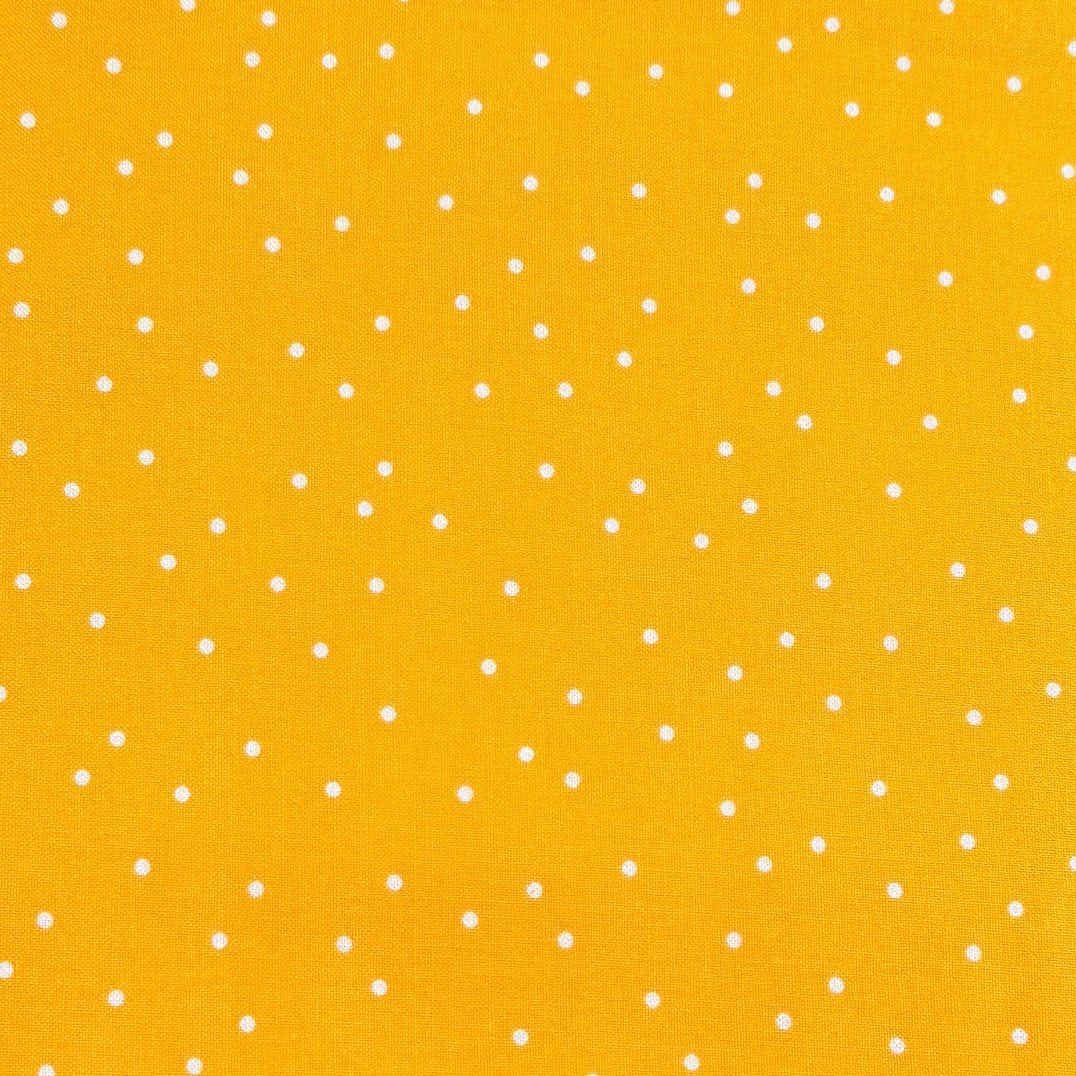 Lucky Bugs Dots - Marigold and White