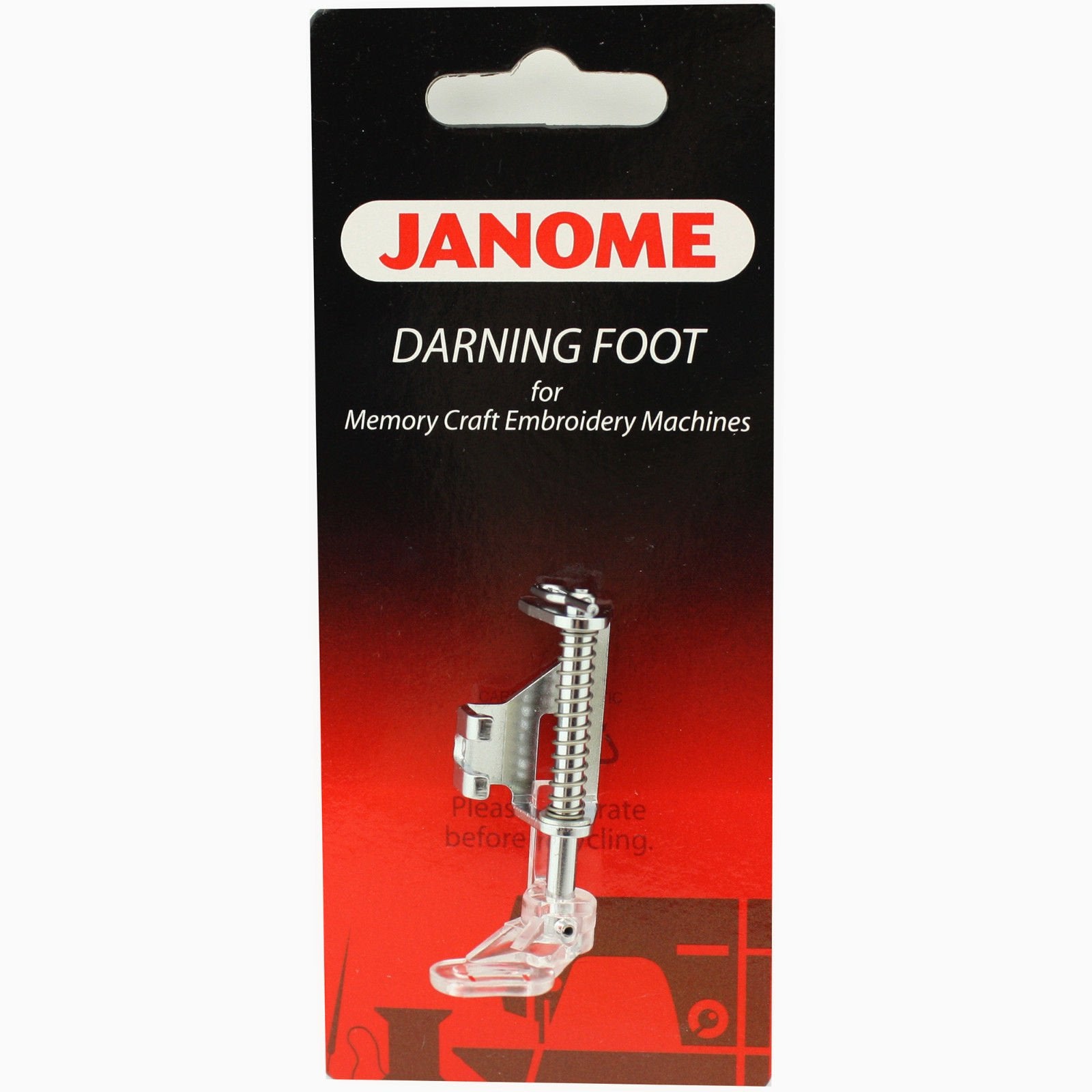 Janome Open Toe Darning Foot 7mm High Shank