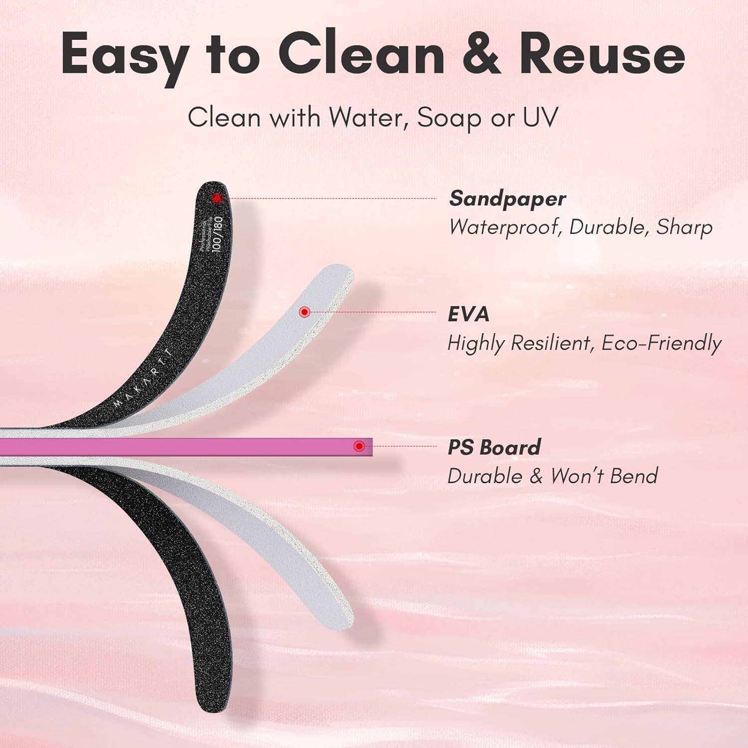 Makartt Double Sided Nail File