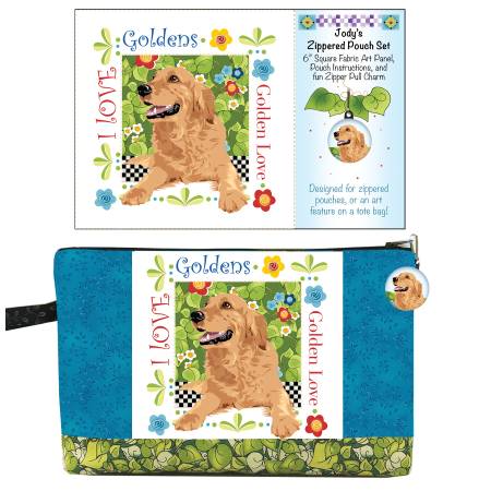 KIT - ZIPPER POUCH GOLDENS