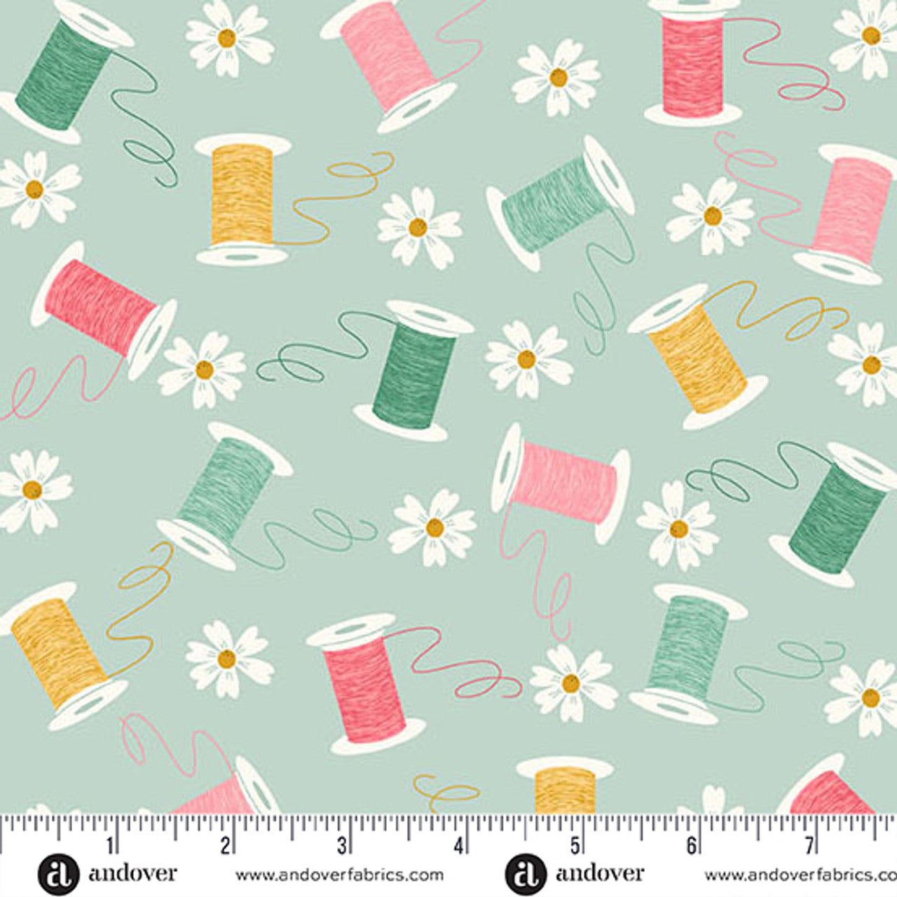 Bloom and Sew Spools Sky